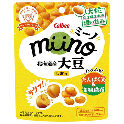 カルビー miino(ミーノ) 大豆 しお味 27g×12袋入