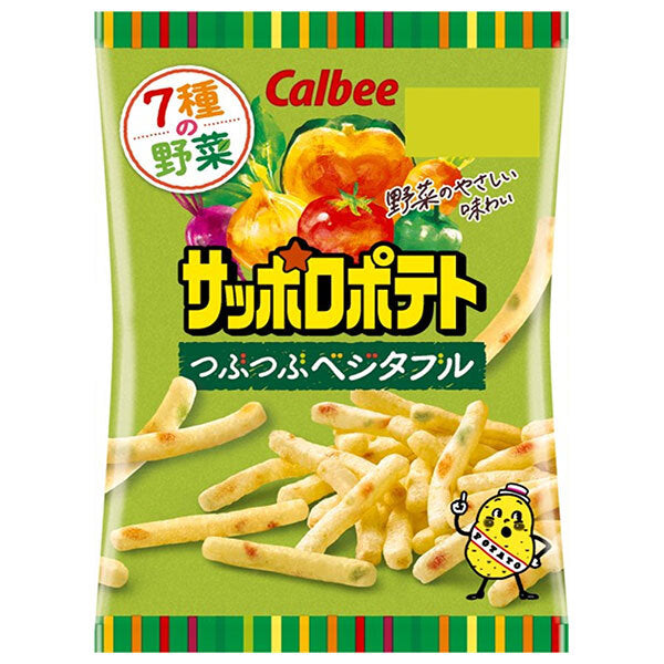 Calbee Sapporo Potato Crunchy Vegetables 24g x 24 sachets 