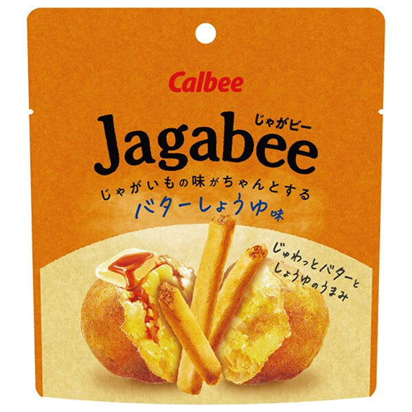 Calbee Jagabee Butter Soy Sauce Flavor 38g x 12 bags [Shipped in Japan]