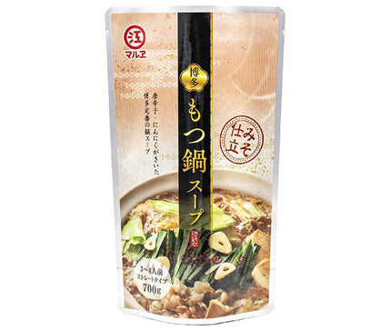 マルエ醤油 博多もつ鍋スープ 味噌仕立て 700g×12袋入