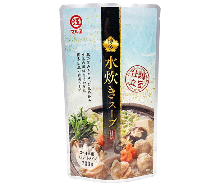 Sauce soja Marue Soupe Hakata mizutaki saveur poulet 700g x 12 sachets 