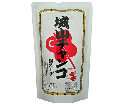 マルエ醤油 城山チャンコ鍋スープ しょうゆ味 750g×12袋入