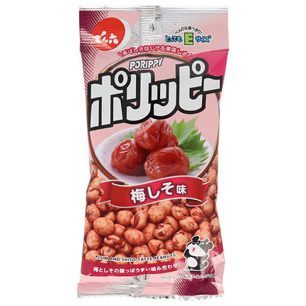 でん六 Eサイズ ポリッピー 梅しそ味 40g×10袋入