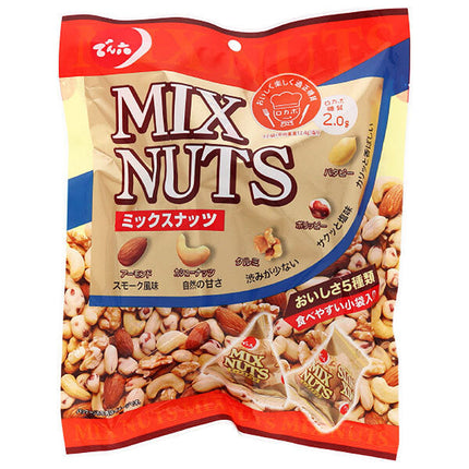 Denroku Sachet Mixed Nuts 145g x 12 bags [Shipped in Japan]