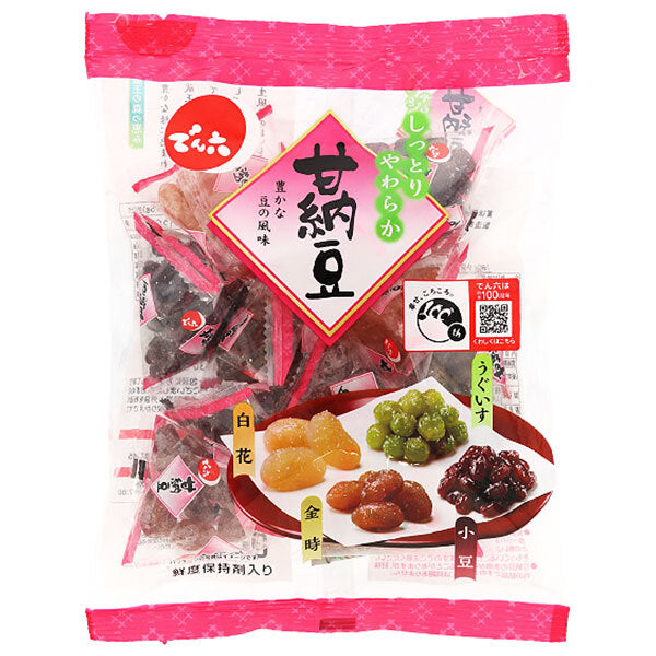 Denroku petit sachet de haricots sucrés 180g x 6 sachets 