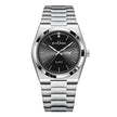 Men's Ultra-Thin Quartz Watch – Stainless Steel Band, Butterfly Clasp, 10 Colors