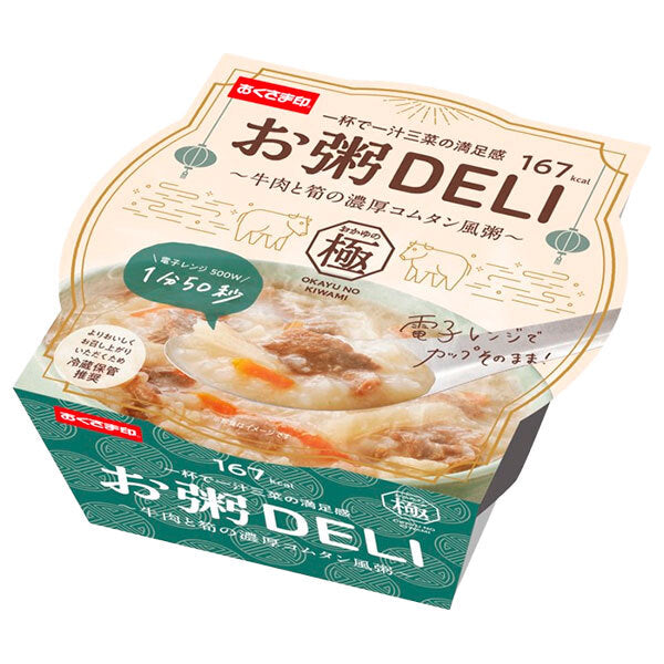 幸南食糧 お粥DELI 牛肉と筍の濃厚コムタン風粥 240g×12個入【日本出荷】