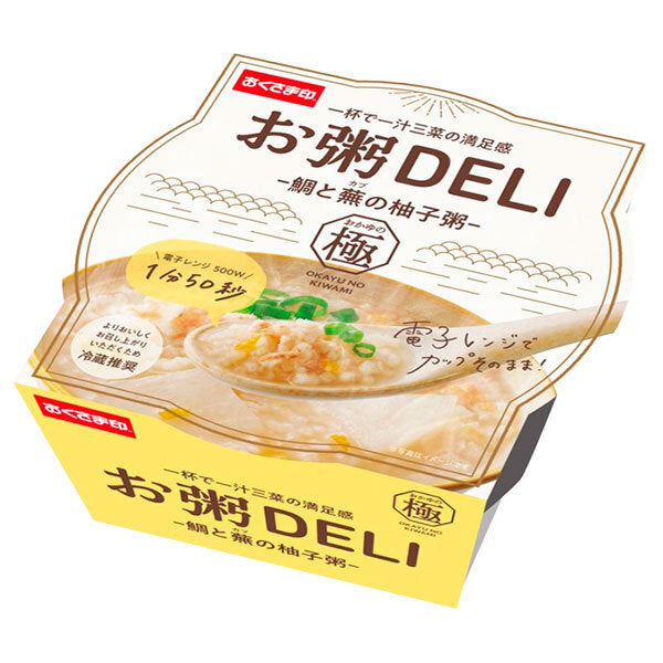 Konan Foods Porridge DELI Sea Bream and Turnip Yuzu Porridge 240g x 12 pieces [Shipped in Japan]