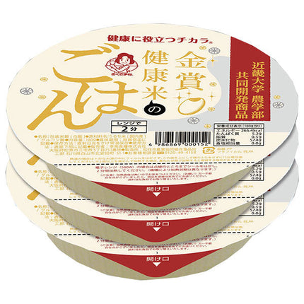 Konan Foods Gold Prize Healthy Rice Rice 3P (180g x 3) x 12 pieces [Shipped in Japan]