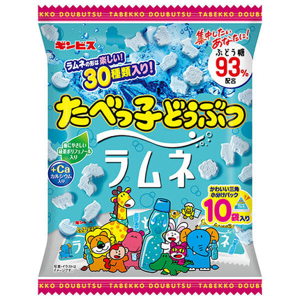 Ginbis Tabekko Animal Ramune 80g x 12 pieces [Shipped in Japan]