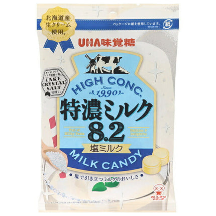 UHA Mikakuto Special Concentrated Milk 8.2 Salted Milk 75g x 6 bags [Shipped in Japan]