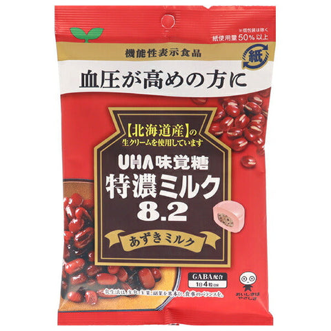UHA Mikakuto Extra Rich Milk 8.2 Azuki Milk 93g x 6 bags 