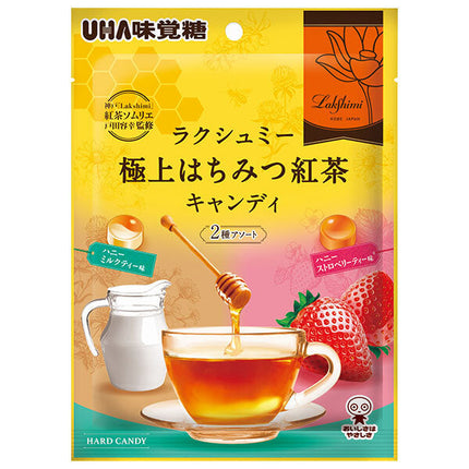 UHA味覚糖 極上はちみつ紅茶キャンディ 2種アソート 75g×6袋入【日本出荷】