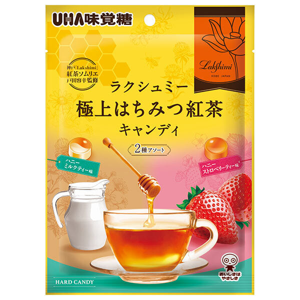 UHA Mikakuto Super Honey Tea Candy 2 types assorted 75g x 6 bags [shipped in Japan]