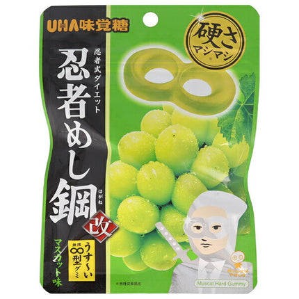 UHA Mikakuto Ninja Meshi Steel Muscat Flavor 45g x 10 bags [Shipped in Japan]