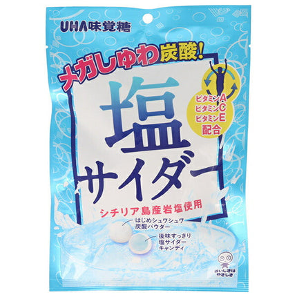 UHA味覚糖 塩サイダー 66g×6袋入