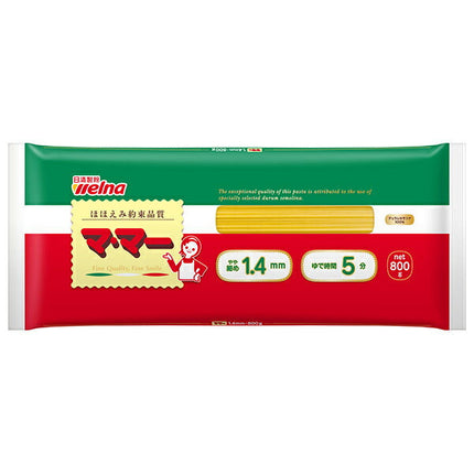 Nissin Verna Mama Spaghetti 1,4 mm 800 g x 15 sachets
