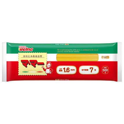 [12/25~5% de réduction sur tous les produits !!] Nissin Verna Ma Ma Spaghetti 1,6 mm 500 g x 25 sachets