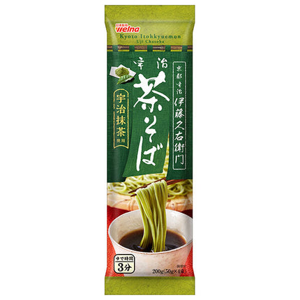 Nissin Welna Ito Kyuemon Uji Green Tea Soba 200g x 15 bags
