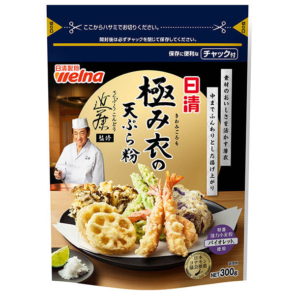 Nisshin Seifun Verna Kiwami-boshi Tempura Flour 300g x 12 bags [Shipped in Japan]