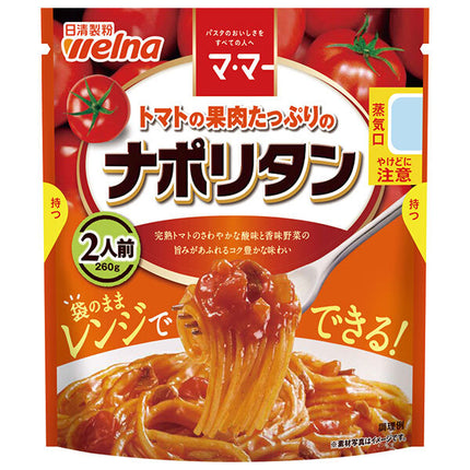Nisshin Seifun Welna Ma Ma Neapolitan with plenty of tomato pulp 260g x 6 bags [shipped in Japan]