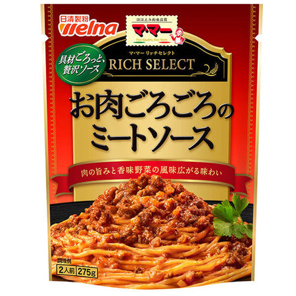 Nissin Welna Ma Ma Rich Select Sauce à la viande 275 g x 6 sachets 