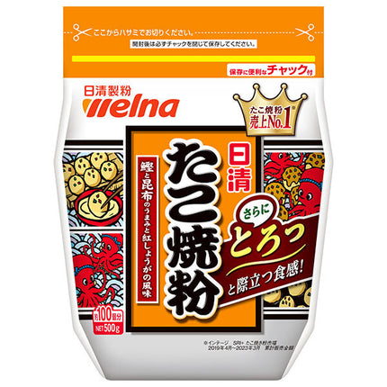 Nisshin Seifun Verna Nissin Takoyaki Powder 500g x 12 bags [Shipped in Japan]