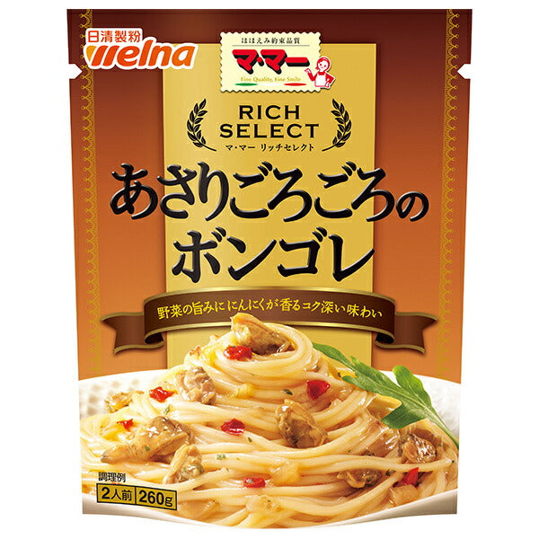 Nissin Welna Mama Rich Select Asari Vongole 260 g x 6 sachets 