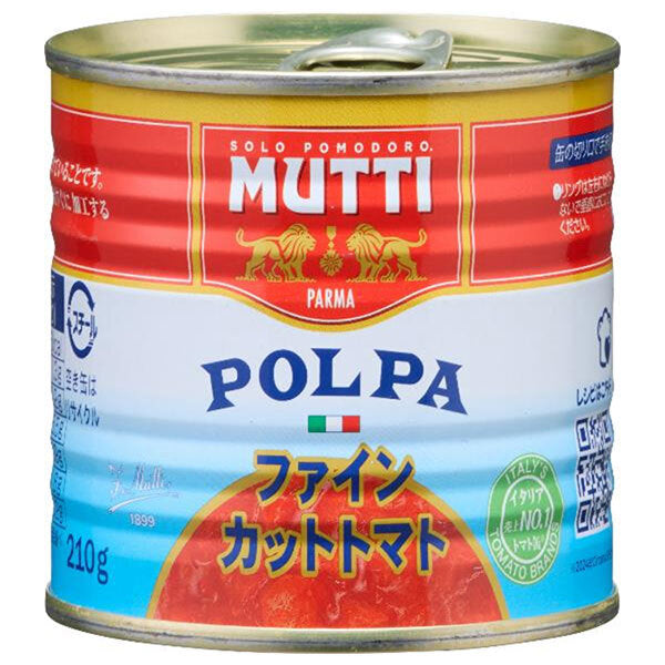 Mutti Fine Cut Tomato 210g can x 12 pieces [shipped in Japan]