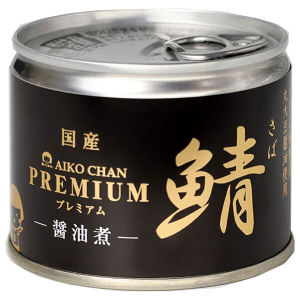 Ito Foods Aiko-chan Premium Mackerel Boiled in Soy Sauce 190g can x 24 pieces [Shipped in Japan]