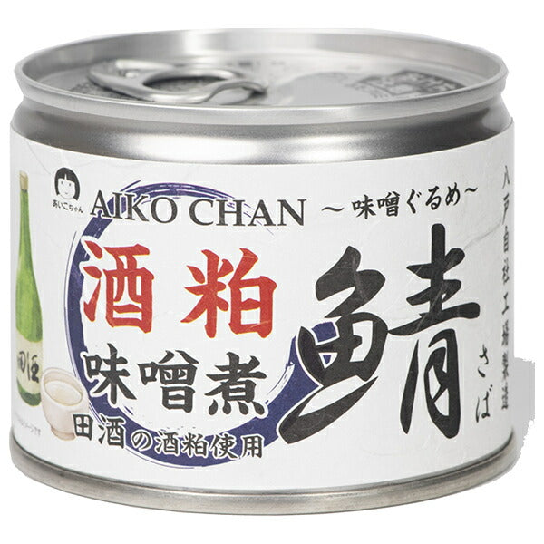 Ito Foods Aiko-chan Mackerel Simmered in Sake Kasu Miso 190g can x 24 pieces [Shipped in Japan]