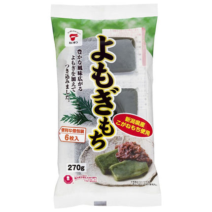 Taimatsu Foods Mugwort Mochi 270g x 12 bags [shipped in Japan]