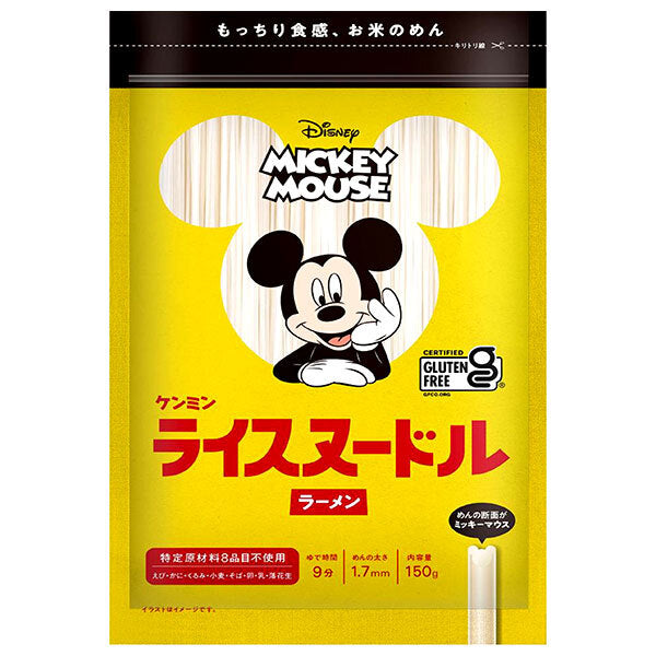 Kenmin Mickey Mouse Rice Noodle Ramen 150g x 10 bags [shipped in Japan]