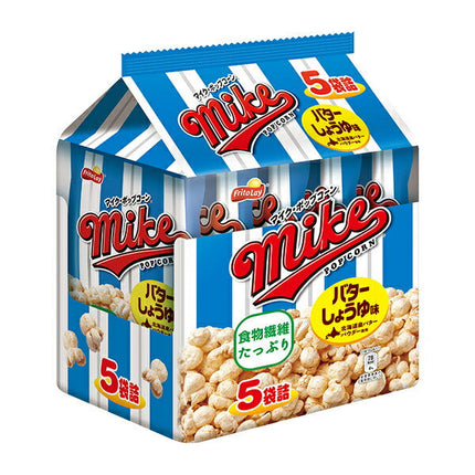 Frito-Lay Mike Popcorn Butter Soy Sauce Flavor 80g (16g x 5 bags) x 12 bags [Shipped in Japan]