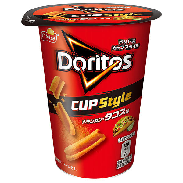 Frito-Lay Doritos Cup Mexican Taco Flavor 60 g x 12 Cups [Ships from Japan]