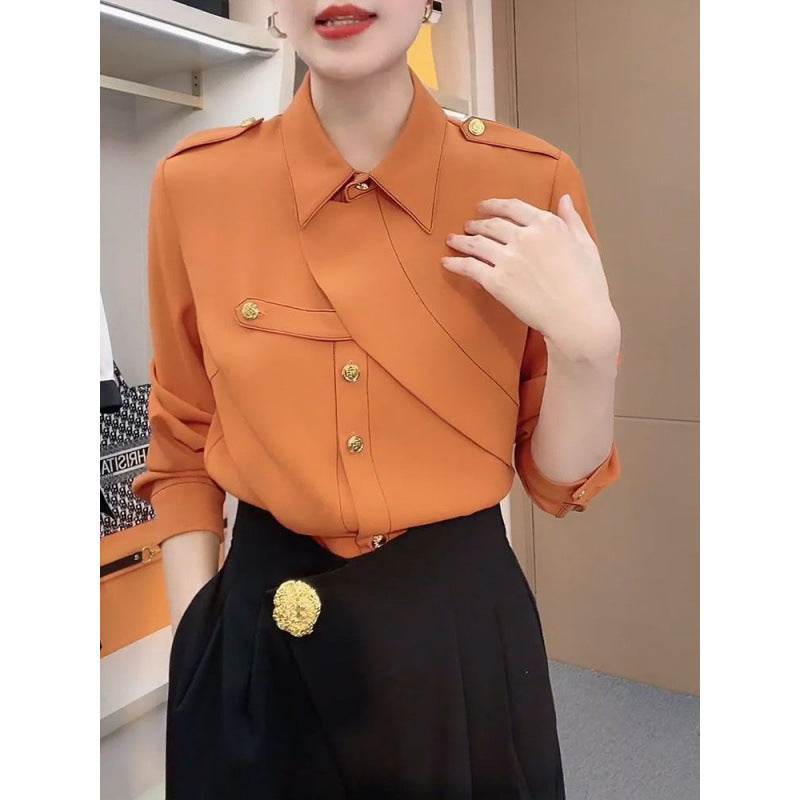 Luxury Professional Business Cooperate Office blouse shirt  for women