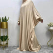 Batwing Sleeve Plain Abaya for ArabArab Women Eid Jalabiya for Women Islamic Wear for Women