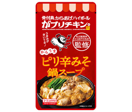 Matsuya Sakae Foods Honpo Gabri Chicken. Supervised Spicy Miso Hot Pot Soup 600g x 12 bags 