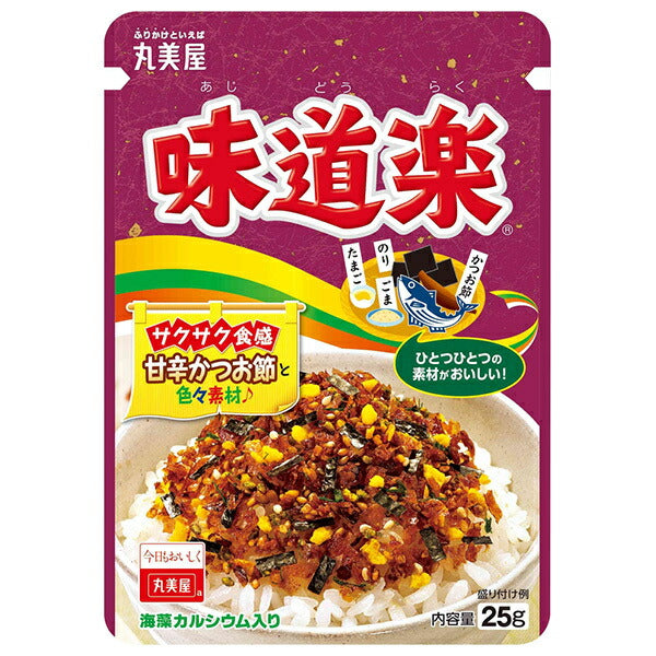 Marumiya Furikake Ajidoraku 25g x 10 bags [shipped in Japan]