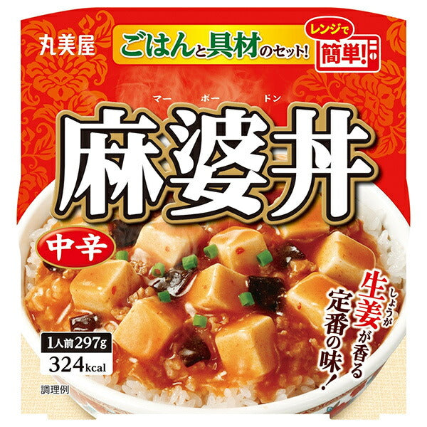 Marumiya Mapodon (medium spicy) with rice 297g x 6 pieces [shipped in Japan]