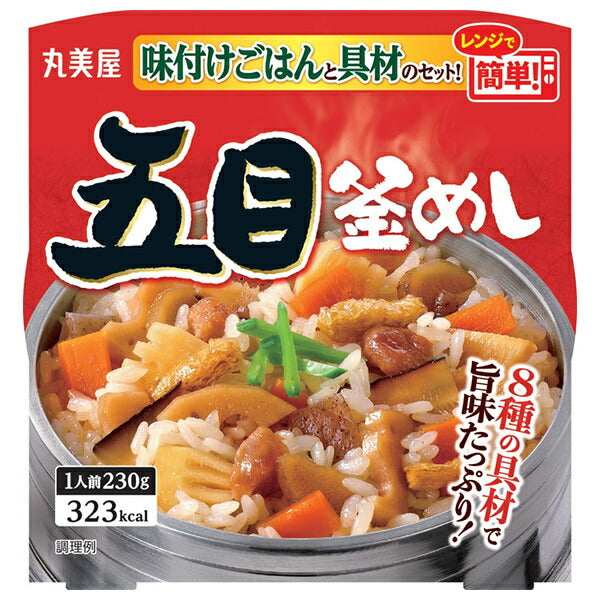 Marumiya Gomoku Kamameshi avec riz assaisonné 230g x 6 pièces 