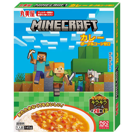 Marumiya Minecraft Curry Pork & Corn Sweet 145g x 10 pieces [Shipped in Japan]