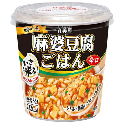 Marumiya Cup de Gohan Mapo Tofu Spicy 107.4g x 6 boxes [Shipped in Japan]