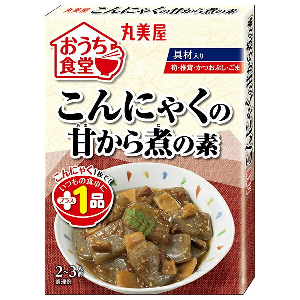 丸美屋 おうち食堂 こんにゃくの甘から煮の素 140g×10箱入【日本出荷】