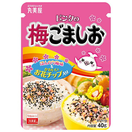 Marumiya Pink Plum Sesame Salt 40g x 10 bags [shipped in Japan]