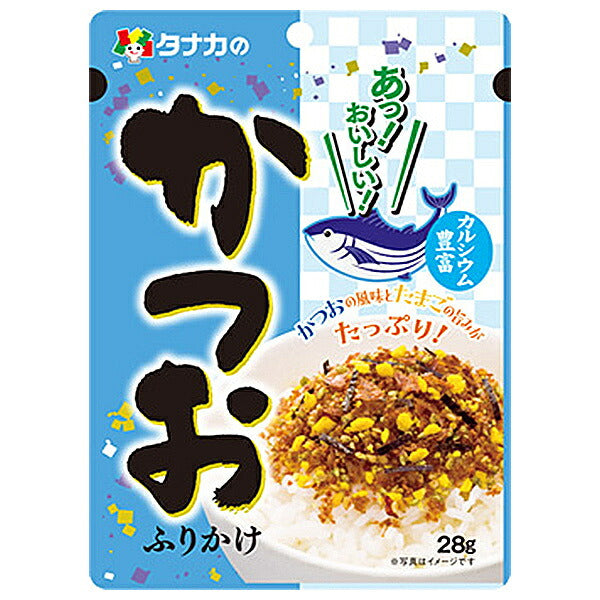 Tanaka Foods Delicious Bonito Furikake Rice Seasoning 28g x 10 Bags [Ships from Japan]