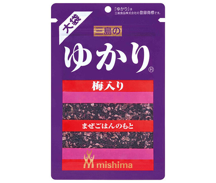 [11/25~ 10% OFF all products!!] Mishima Foods Yukari with Plums, Large Bag, 40g x 10 Bags