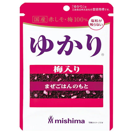 Mishima Foods Domestic red perilla 100% plum Yukari plum 14g x 10 bags [shipped in Japan]