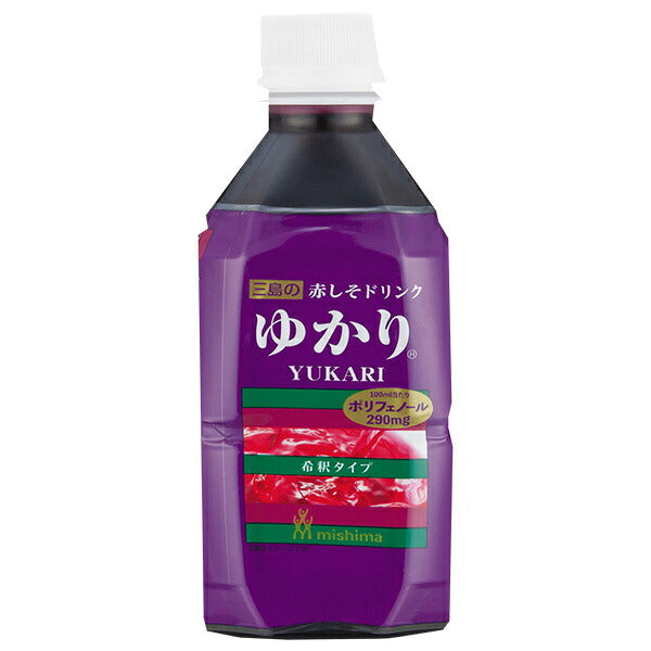三島食品 赤しそドリンク ゆかり 340mlペットボトル×24本入【日本出荷】