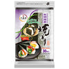 Omoriya Algues grillées de la mer d'Ariake, 2 tranches, 30 pièces x 10 sachets 